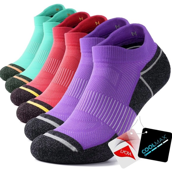 Anti Blister Ankle Socks for Men Women Low Cut Athletic Running Socks 3 Pairs. S - Picture 1 of 7